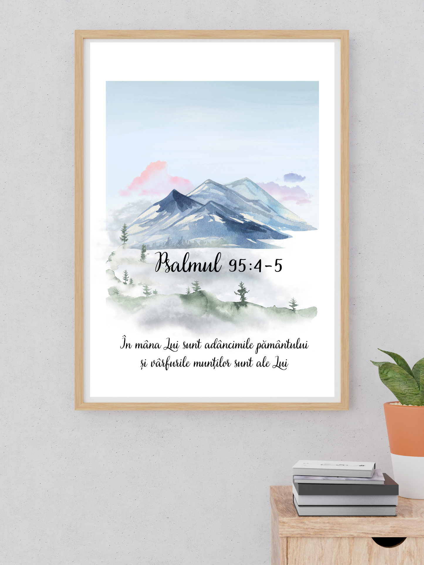 Tablou creștin – „În mâna Lui sunt adâncimile pământului” – Psalmul 95:4–5